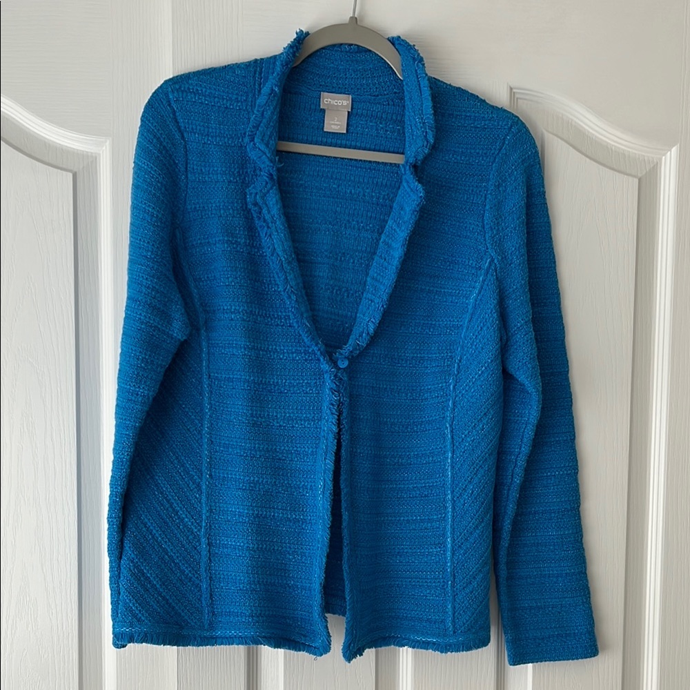 Chico’s cotton and rayon jacket, size 2